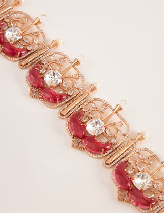 Outhouse-Rose Gold Praia Choker-INDIASPOPUP.COM