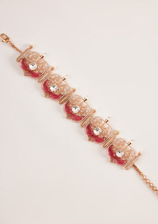 Outhouse-Rose Gold Praia Choker-INDIASPOPUP.COM