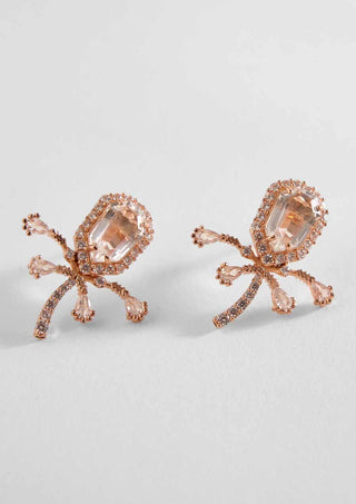 Outhouse-Champagne Faena Mini Earcuffs-INDIASPOPUP.COM