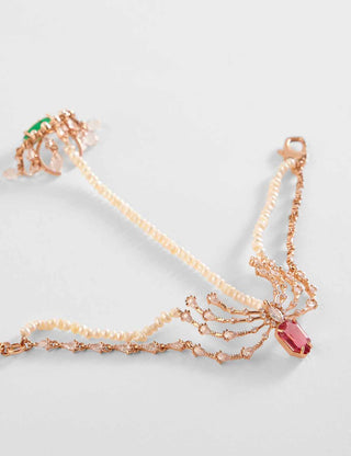 Outhouse-Rose Gold Faena Hand Harness-INDIASPOPUP.COM