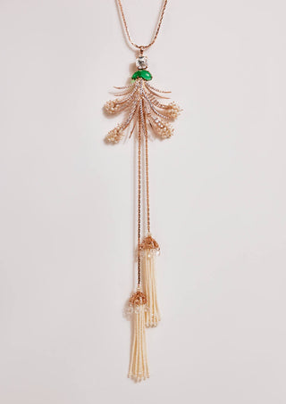 Outhouse-Rose Gold Free Fall Pendant-INDIASPOPUP.COM