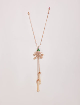 Outhouse-Rose Gold Free Fall Pendant-INDIASPOPUP.COM