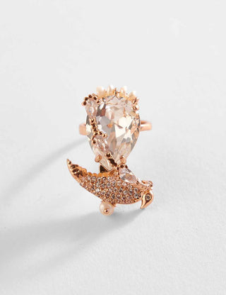 Outhouse-Rose Gold Merina Ring-INDIASPOPUP.COM
