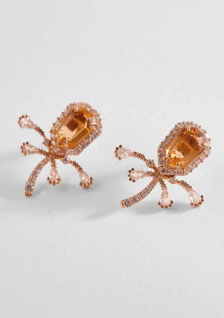 Outhouse-Sapphire Faena Mini Stud Earrings-INDIASPOPUP.COM