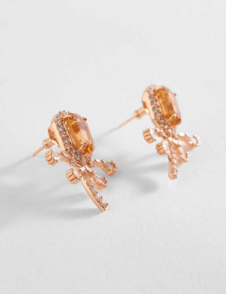 Outhouse-Sapphire Faena Mini Stud Earrings-INDIASPOPUP.COM