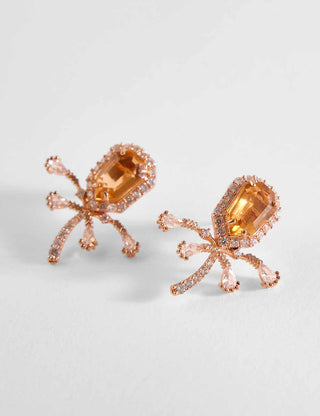 Outhouse-Sapphire Faena Mini Stud Earrings-INDIASPOPUP.COM