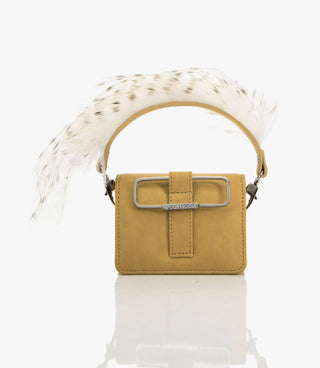 Outhouse Brown Quill Furbie Mono Bag available on indiaspopup