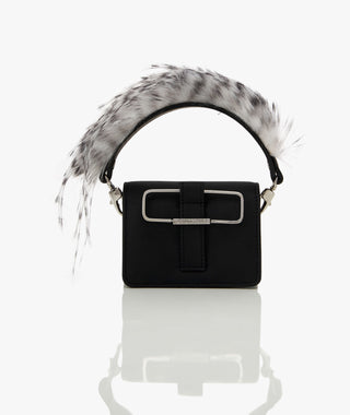 Outhouse Black Quill Furbie Mono Bag available on indiaspopup
