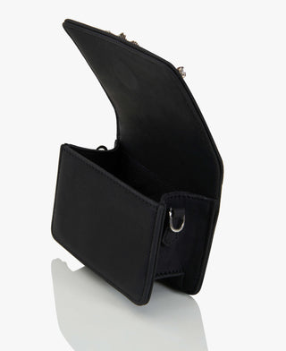 Outhouse Black Quill Furbie Mono Bag available on indiaspopup