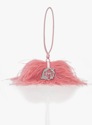 Ostrich Pink Scarlet Minivet Bag by Outhouse available on Indiaspopup.com