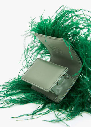 Amazon Green Scarlet Minivet Bag by Outhouse available on Indiaspopup.com