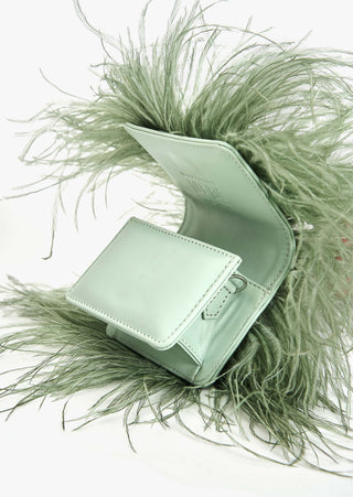Jade Green Scarlet Minivet Bag by Outhouse available on Indiaspopup.com