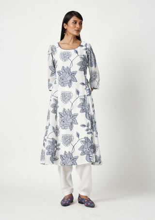 Payal Pratap-Wetar White Embroidered Kurta And Pants-INDIASPOPUP.COM