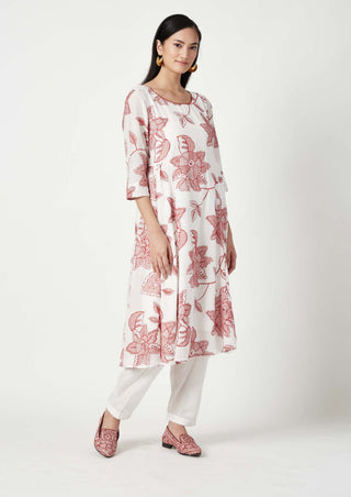 Payal Pratap-Beliton White Embroidered Kurta And Pant-INDIASPOPUP.COM