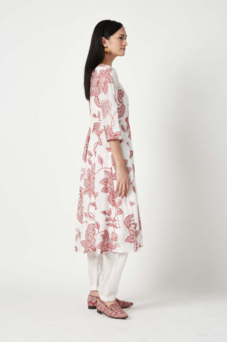 Payal Pratap-Beliton White Embroidered Kurta And Pant-INDIASPOPUP.COM