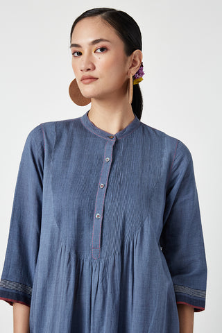 Payal Pratap-Alyssum Blue Tunic And Pants-INDIASPOPUP.COM