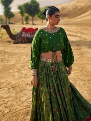 Punit Balana Kaccha Aam Kumari Skirt And Top available on indiaspopup