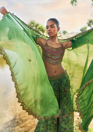 Punit Balana Kaccha Aam Ranthambhor Sharara Set available on indiaspopup