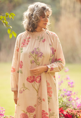 Dusty rose breezy kurta set