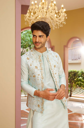 Gazal nehru jacket set