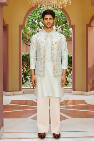 Gazal nehru jacket set