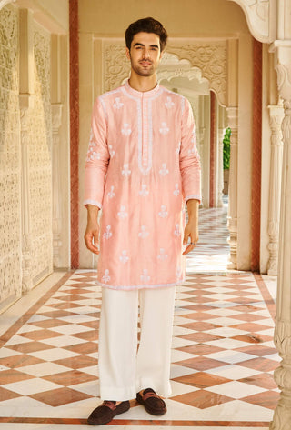 Sukoon light pink kurta and pants