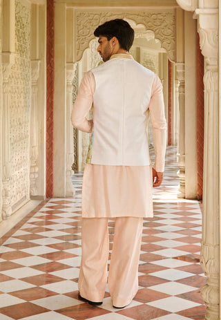 Khushdil pastel ombre nehru jacket set