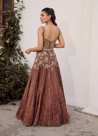 Dust Allure Lehenga Set by Parul Gandhi available on Indiaspopup.com