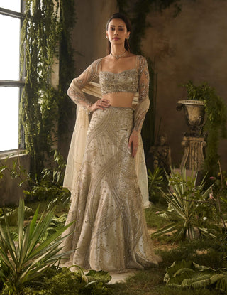 Molten luxe lehenga set