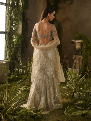 Molten luxe lehenga set