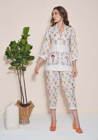 Pozruh-Nigel Ivory Jacket And Trouser-INDIASPOPUP.COM
