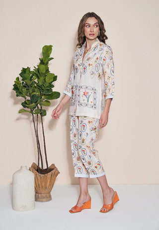 Pozruh-Nigel Ivory Jacket And Trouser-INDIASPOPUP.COM