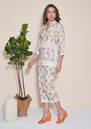 Pozruh-Nigel Ivory Trouser-INDIASPOPUP.COM