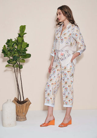 Pozruh-Nigel Ivory Jacket And Trouser-INDIASPOPUP.COM