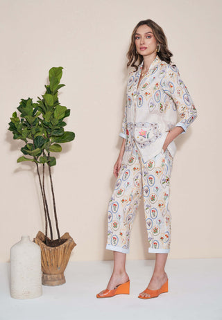 Pozruh-Nigel Ivory Jacket And Trouser-INDIASPOPUP.COM