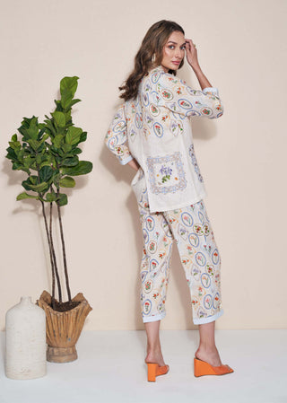 Pozruh-Nigel Ivory Jacket And Trouser-INDIASPOPUP.COM
