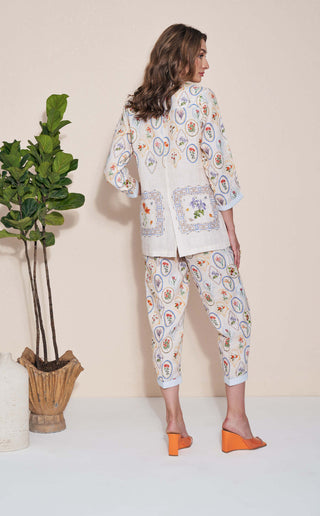 Pozruh-Nigel Ivory Jacket And Trouser-INDIASPOPUP.COM