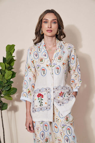 Pozruh-Nigel Ivory Jacket And Trouser-INDIASPOPUP.COM