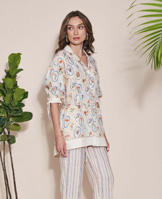Pozruh-Roseate Ivory Top-INDIASPOPUP.COM