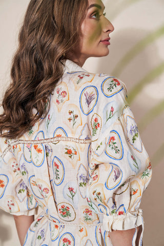 Pozruh-Roseate Ivory Top-INDIASPOPUP.COM
