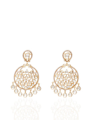 Sadhvi Moissanite Chandbali by Preeti Mohan available on Indiaspopup.com