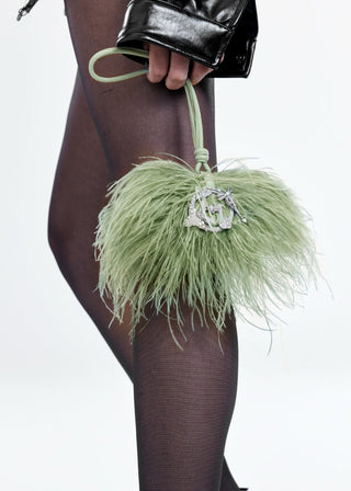 Jade Green Scarlet Minivet Bag by Outhouse available on Indiaspopup.com
