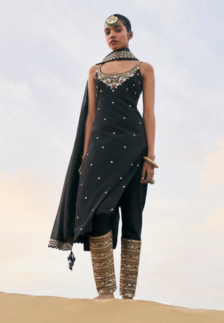 Black noor kurta set