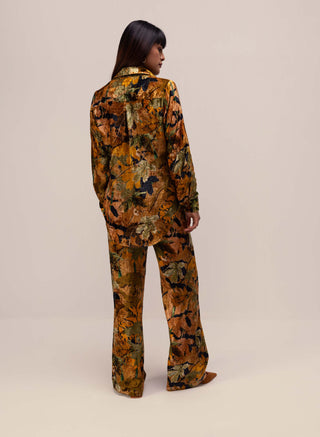 Reena Sharma-Multicolor Rhea Velvet Co-Ord Set-INDIASPOPUP.COM
