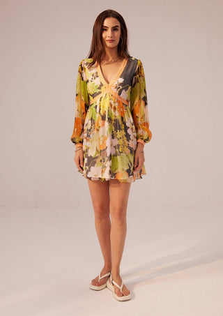 Reena Sharma-Camellia Short Dress-INDIASPOPUP.COM