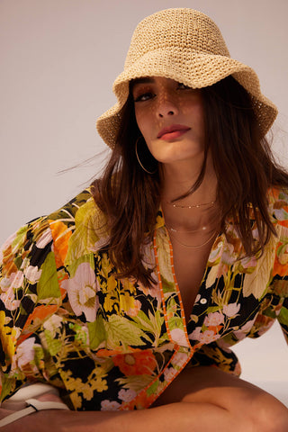Reena Sharma-Camellia Floral Shirt And Shorts-INDIASPOPUP.COM