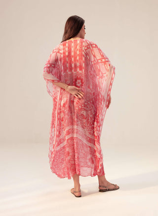 Reena Sharma-Aisha Pink Kaftan-INDIASPOPUP.COM