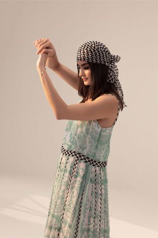 Reena Sharma-Elan Sage Long Dress-INDIASPOPUP.COM