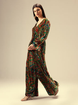 Amaya multicolor jacket and pants