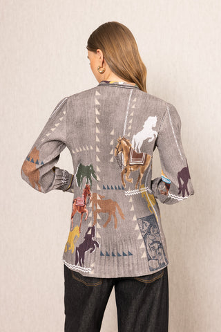 Knight pleated shirt